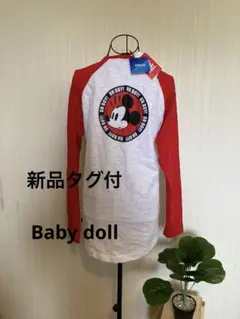 新品タグ　男女　Baby doll ロンT ベビド　ミッキー　バクプリ　ギャルのサムネイル