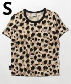(新品)PUMA レオパード柄 Tシャツ