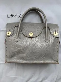 カービングトライブス　グレースコンチネンタル　バッグ　Ｌサイズ　グレー