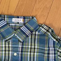 【新品未使用タグ付き】LEPSIM チェック チュニック Mサイズ