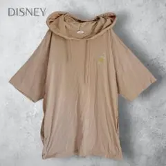 【DISNEY ディズニー】　くまのプーさん　フード付き　Tシャツ　4Lサイズ