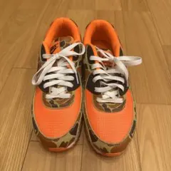 エアマックス スニーカー オレンジ カモフラージュ