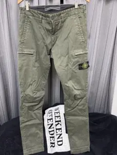 STONE ISLAND カーゴパンツ オリーブ色 - メルカリ