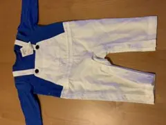 オーバーオール風　ロンパース　80