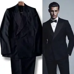GUCCI 2004AW グッチ トムフォード ウール ベロア チェーン柄スーツ