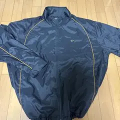 90s NIKE ナイロンジャケット　ドローコード付き　銀タグ　old