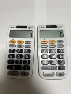 CASIO 基本電卓 ホワイト