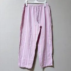 ハイシエラ パンツ ストライプ XL ピンク ルームウェア パジャマパンツ