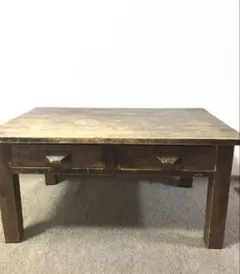 old maison VINTAGE 木製 机 テーブル アンティーク家具 - メルカリ