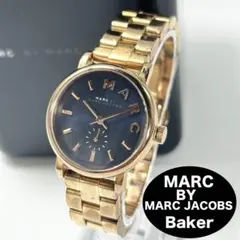 MARC BY MARC JACOBS Baker スモセコ 金 時計 新品電池のサムネイル
