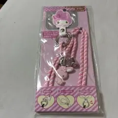 マイメロディ　スマホ　ショルダーストラップ ピンク　サンリオ