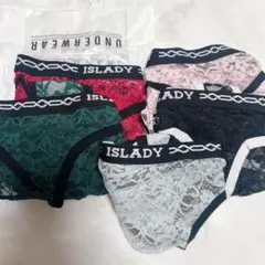 レディース Tバック 総レース ランジェリーショーツ XL 5枚セット