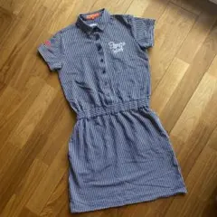BEAMS GOLF 半袖ワンピース レディース ゴルフウェア ストライプのサムネイル