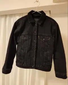 美品✨Levi's ブラック デニム ボアジャケット