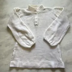 60年代 白ビンテージニット