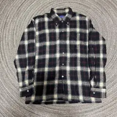 ネルシャツ　フランネルチェックシャツ／beams