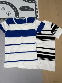 imp Mサイズ ストライプ Tシャツ 2枚セット
