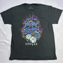EMPYRE エンパイアパンサー ダイス グラフィック Tシャツ ブラック Ｌのサムネイル