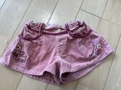 アンパンマン　ピンクの花柄ショートパンツ９０