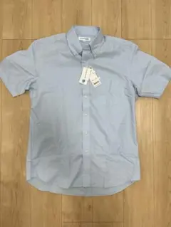 新品未使用　UNIQLO ドライノンアイロンオックスフォードシャツ 半袖 XLのサムネイル
