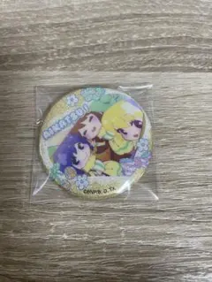 アイカツ　カレンダーガール　グリッター缶バッジ