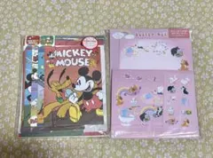 ディズニー　ミッキー　マリー　レターセット　平成レトロ　平成女児　かわいい