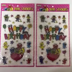 セサミストリート ウォールステッカー シール (サイズ大) 2個