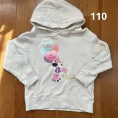 ミニー・マウス パーカー 110cm クリーム色