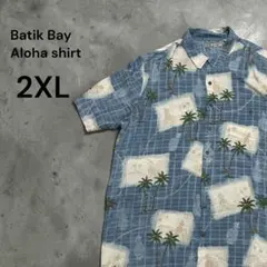 【即日発送】 Batik Bay アロハシャツ 2XL レーヨン100% 古着のサムネイル