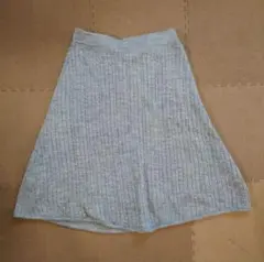 anysis ニットスカート グレー レディース Mサイズ