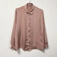 ピンク ブラウス ピンタック レディース 春服 レナウンのサムネイル