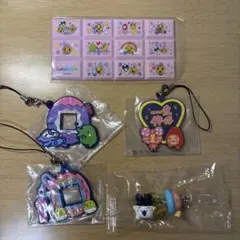 たまごっち　ちょこぶろっくしーる UFOスイング みみっち 5点セット