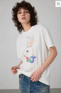 cYOU×TWJ Rabbit T-shirt　長濱ねるさん着用のサムネイル