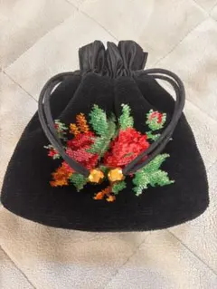 FEILER　フェイラー　巾着ポーチ　花柄