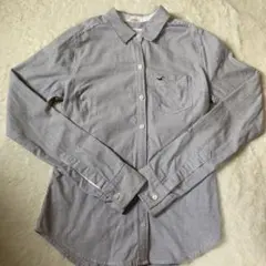 Hollister ストレッチ　ストライプシャツ