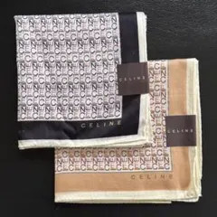 CELINE ハンカチ 2枚セット