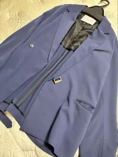 【超美品】CULLNI 上下セットアップ ネイビーブルー studious