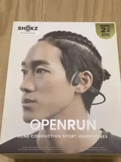 SHOKZ OpenRun Black 骨伝導イヤホン S805 - メルカリ