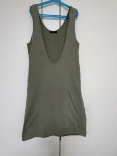 ズッカ　ノースリーブ　ユーモア　カジュアル　ワンピ　チュニック