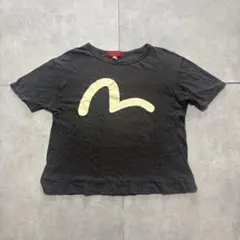 EVISU ビッグカモメ Tシャツ 黒 40 エビス フェード Y2K - メルカリ