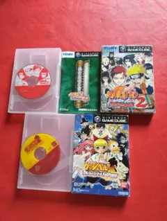 任天堂 ゲームキューブ ソフト2点 ナルト&ガッシュベル