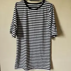 レディース 半袖 ボーダー フリーサイズ