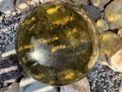⭐️漁具、ガラスの浮き球、珍品、アンテーク、縁起物、貴重品、一点物。のサムネイル