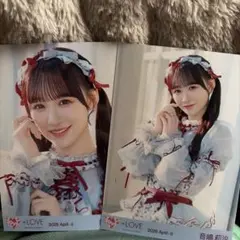 音嶋莉沙 生写真 2枚セット ヨリ 劇薬中毒 =LOVE イコラブ