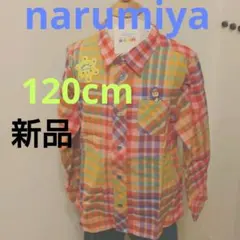 ナルミヤミニK120cmプラウス新品タグつき送料無料ミキハウス好きにも