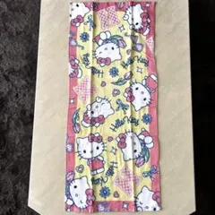 新品★ハローキティ サンリオ しまむら フェイスタオル チューリップ 1枚 黄色のサムネイル