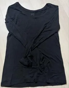 UNIQLO 極暖ヒートテックカシミヤブレンドUネックT (ブラック)