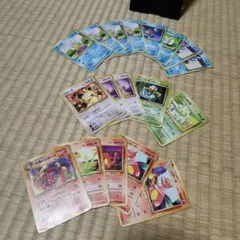 ポケモンカード 旧裏 ピカチュウ 御三家 イーブイ等12枚まとめ売り