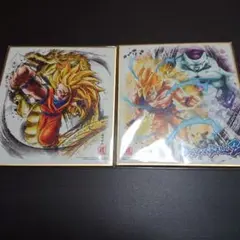 ドラゴンボール　色紙アート　2枚セット