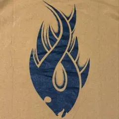 90s BRONZE AGE Flame T-shirt L